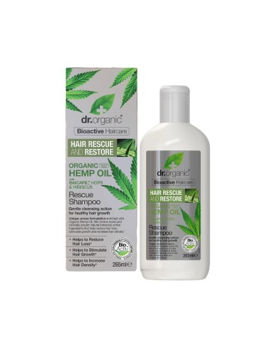 Dr. Organic Hemp Oil Champú Reparador 265ml