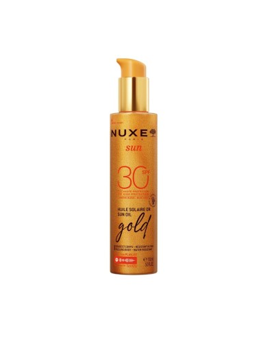 Nuxe Sun Gold Aceite Facial y Corporal SPF30 150ml