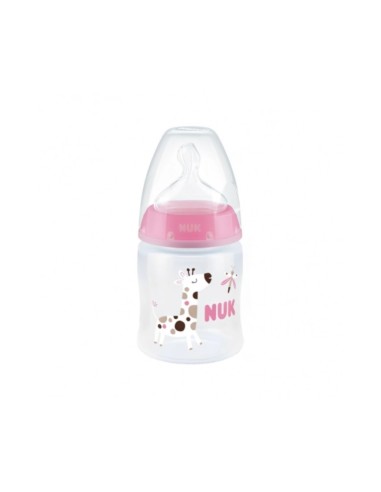 Botella indicadora de temperatura de silicona NUK First Choice 0-6M M 150ml