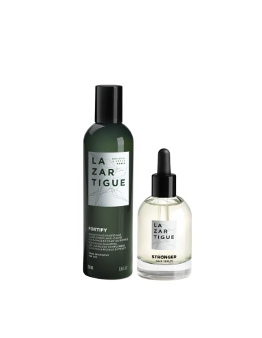 Lazartigue Coffret HERMENTE PELO SÉRUM FORTYYER 50ml + Fortify Fortification Champú Complemento Antiqueda 250ml