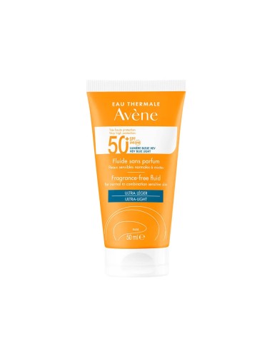 Avène Fluido Solar Sin Perfume SPF 50 50ml
