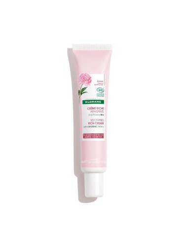 Klorane Peonía Bio Crema Rica Calmante 40ml