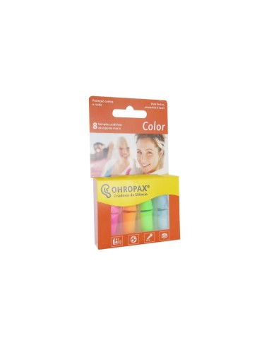 Tapones Auditivos Ohropax Colour Soft Foam 8 Unidades