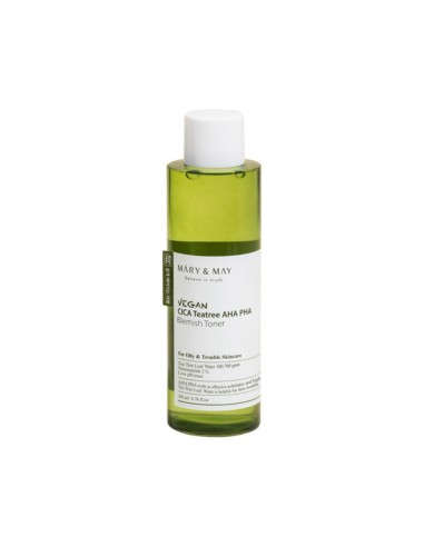 Mary&May Cica Tea Tree AHA PHA Tónico Antiimperfecciones 200ml