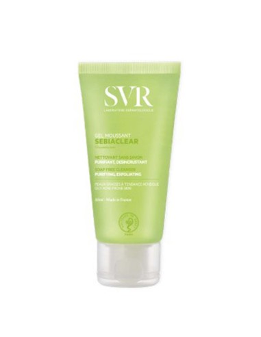 SVR Sebiaclear Gel Espuma Limpiadora Desincrustante y Purificante 55 ml
