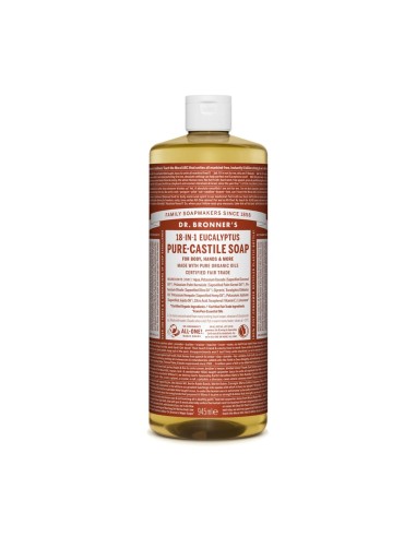 Dr. Bronners Jabón Líquido Biológico Eucalipto 945ml