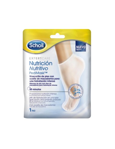 Scholl Nutrition pies máscara 1 par