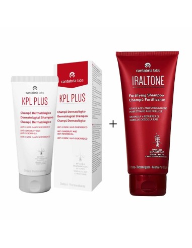 KPL Plus Pack Champú Dermatológico 200ml y Iraltone Champú Fortificante 200ml