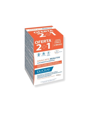 Ducray Anacaps Reactiv Complemento Alimenticio 90 Cápsulas
