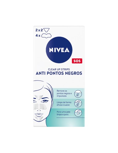 Nivea Clear-Up Tiras Anti Puntos Negros 6 Bandas