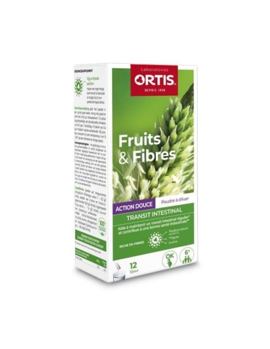 Ortis Frutas y Fibras Suave 12 Bolsitas