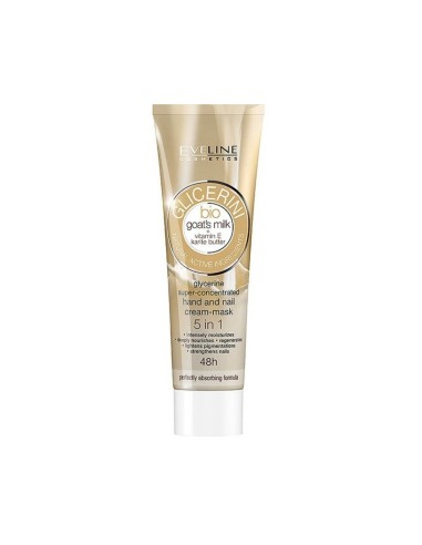 Eveline Cosmetics Crema-Mascarilla de Manos y Uñas con Leche de Cabra 100ml