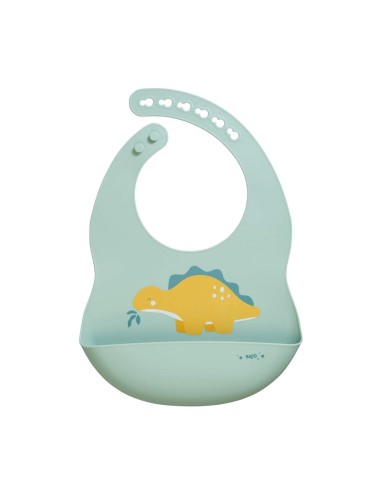 Saro Party Silicone Bib Hunter Mint