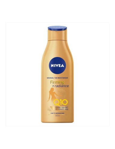Nivea Crema Corporal Loción Corporal Reafirmante Q10 y Bronceado 200ml