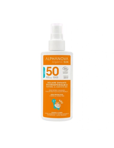 Alphanova Organic Sun Spray Protector Solar Kids SPF50 125g