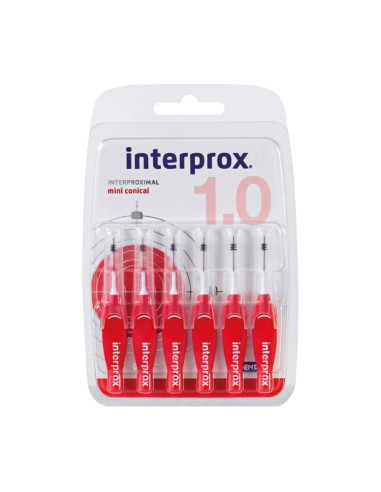 Interprox Cepillo Mini Cónico Flexible 1,0 X6