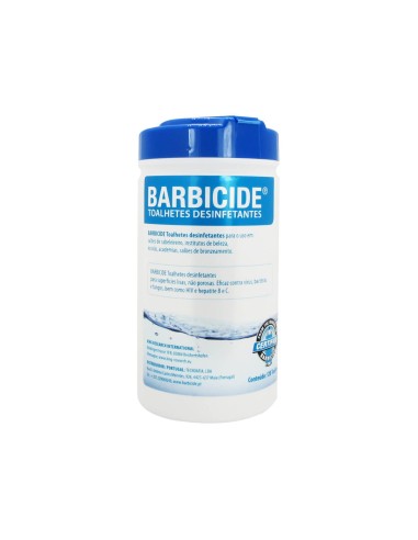 Toallitas desinfectantes barbicidas 120 unidades