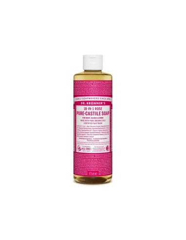 Dr. Bronners Jabón Líquido Biológico Rosa 475ml