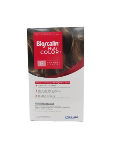 Bioscalin NutriColor Coloración Permanente 6 Rubio Oscuro