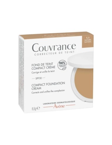 Avène Couvrance Crema Compacta Correctora de Tono 1.3 Miel 8,5g
