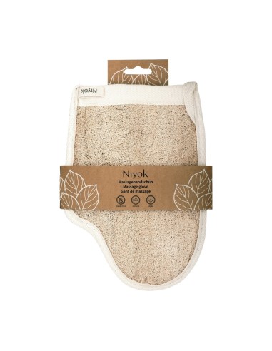 Niyok Guante de Masaje Luffa y Algodón