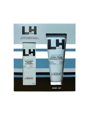 Lierac Homme Gel Anti-Fatiga 50ml & Gel de Ducha Integral 200ml