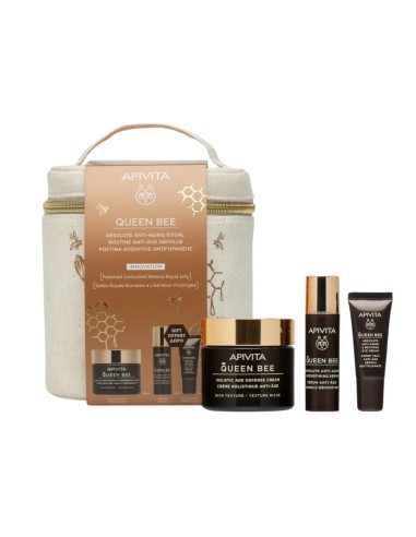 Apivita Coffret Queen Bee Crema Regeneradora Crema Rica