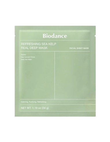 Máscara Biodance Refreshing Sea Kelp Real Deep 34g