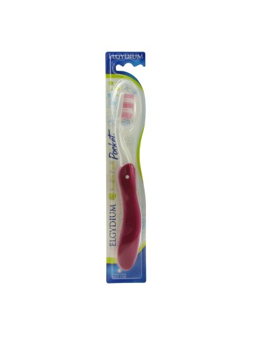 Elgydium Pocket Cepillo de dientes de viaje suave