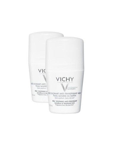 Vichy Pack Desodorante Roll On Piel Sensible 2x50ml