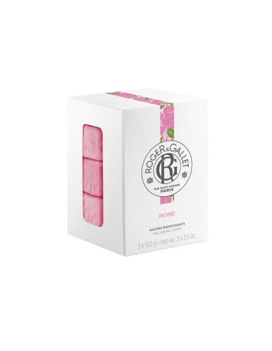 Roger Gallet Rose Jabón Perfumado 3x100g