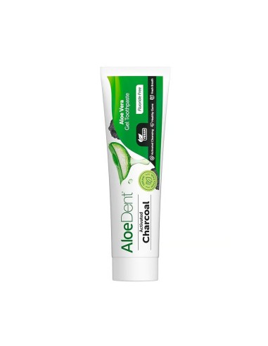 AloeDent Pasta Dentífrica con Aloe Vera y Carbón Activado 100ml